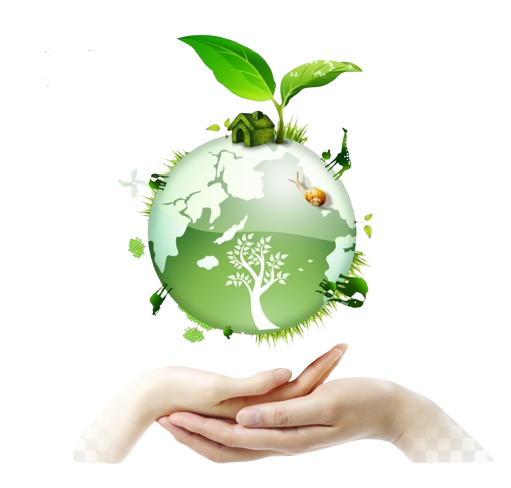 Hands Holding Green Earth